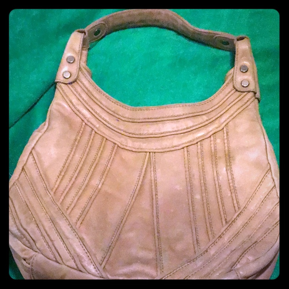 Lockheart used rare light tan Shoulder bag